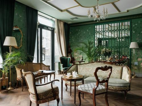 Реализованный интерьер чайной Зеленая Гостиная в Санкт-петербурге. 05