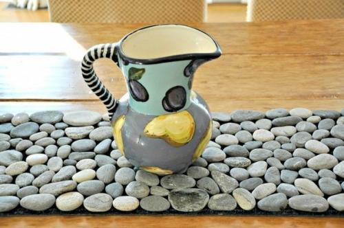 Коврик из речных камней. 03