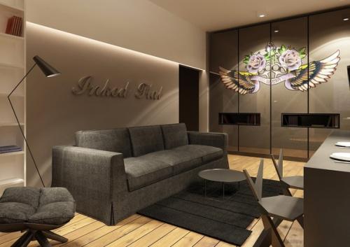 Дизайнерская квартирка выдержанная в едином стиле. 01