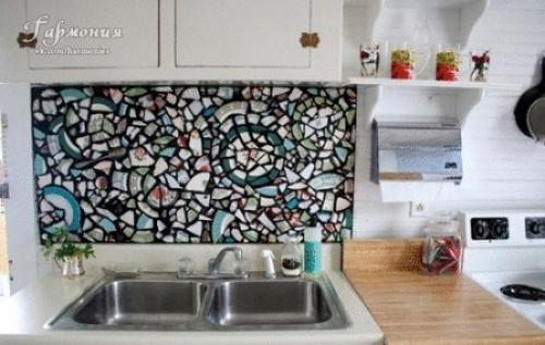 Мозаика на кухонном фартуке. 07