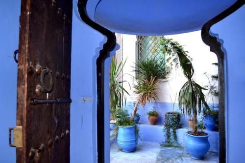 На северо-западе марокко, на склонах рифовых гор расположился небольшой городок шефшауэн. 05