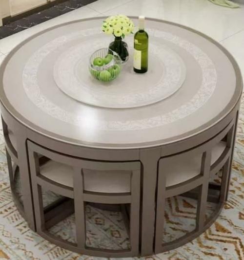 Как компактно!  Такой комплект в небольшую кухню или говстиную просто идеальное решение! 03