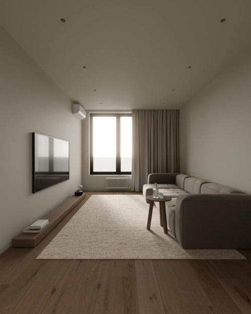 Аскетичный интерьер для заядлых минималистов. 03