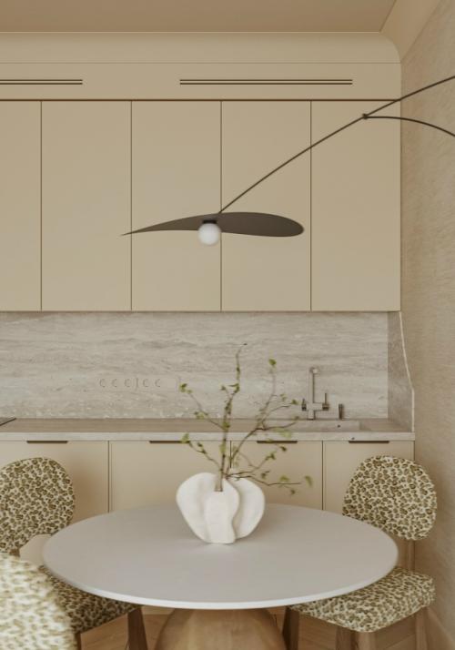 Проект 1-комнатной квартиры 54, 5 м 2 в ЖК Will Towers в Москве. 06