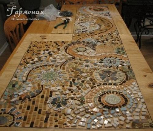 Мозаика на кухонном фартуке. 03