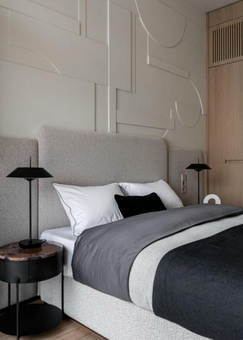 Современные апартаменты рядом с кремлём - пример того, как минимализм может быть уютным и функциональным. 05