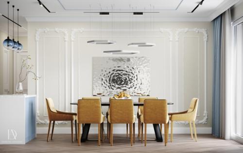 Данилова анастасия. Название проекта: Дизайн Интерьера Кухни - Гостиной - Прихожей в ЖК Парус г. Самара. 04