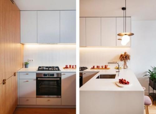 Современный, яркий интерьер квартиры - студии площадью 37 кв. 03