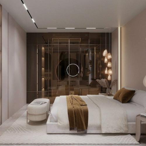 Этот интерьер спальни - воплощение современной роскоши. 04