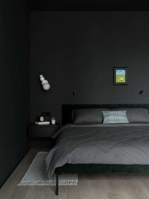 Интерьер квартиры - студии 34 м 2 (37 м 2 с балконом) в Санкт-петербурге. 06