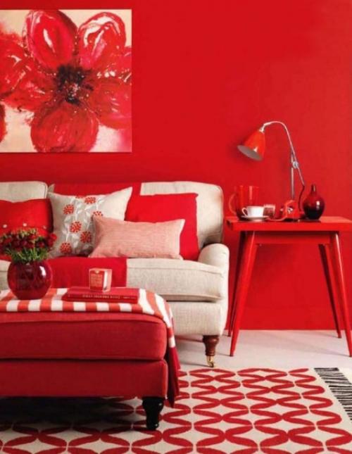 Красный цвет в интерьере является самым ярким, насыщенным и эмоциональным из всей гаммы оттенков.