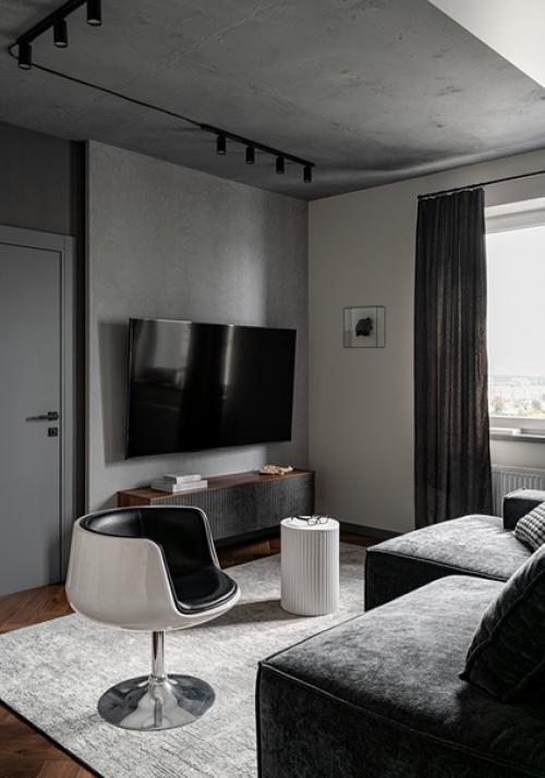 Стильная квартира с аутентичными деталями для молодой пары. 02