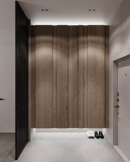 Стильный проект квартиры в сдержанный тонах. 08