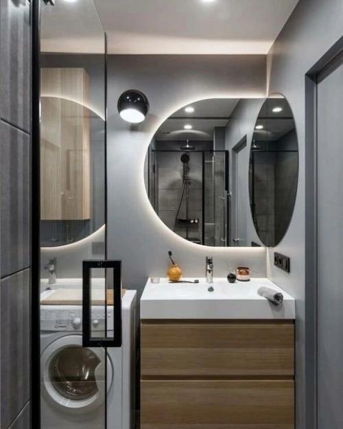 Квартира - студия с интересными решениями и ярким акцентом. 07