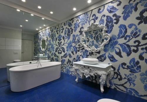 Сине - белый интерьер: Гжель. 04