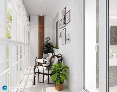 Проект кухни с балкончиком. 04