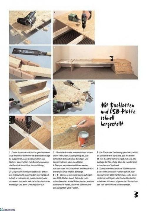 Три в одном: платяной шкаф, книжный шкаф и диван - кровать. 06