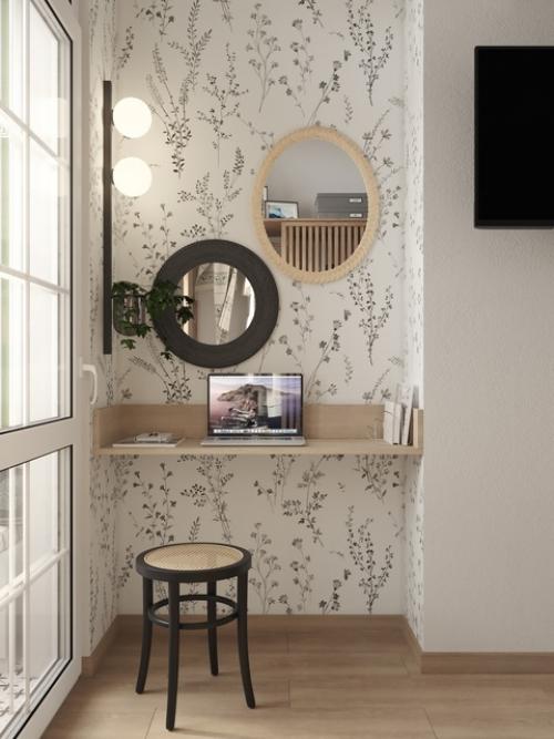 Проект маленькой 1-комнатной квартиры 30 кв. 05