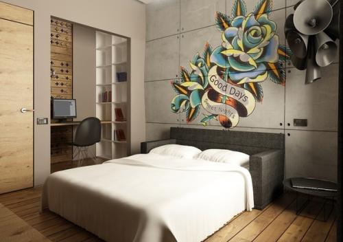 Дизайнерская квартирка выдержанная в едином стиле. 05