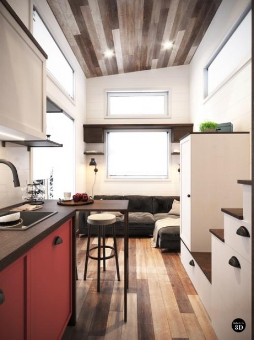 Визуализация интерьера в проекте Мобильный дом. 02