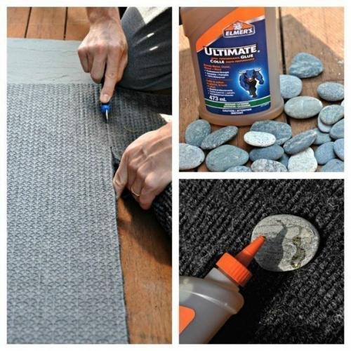 Коврик из речных камней. 01