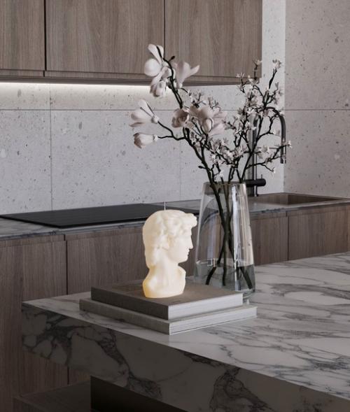 Интерьер квартиры для молодой девушки, с максимальным количеством натуральных материалов. 05