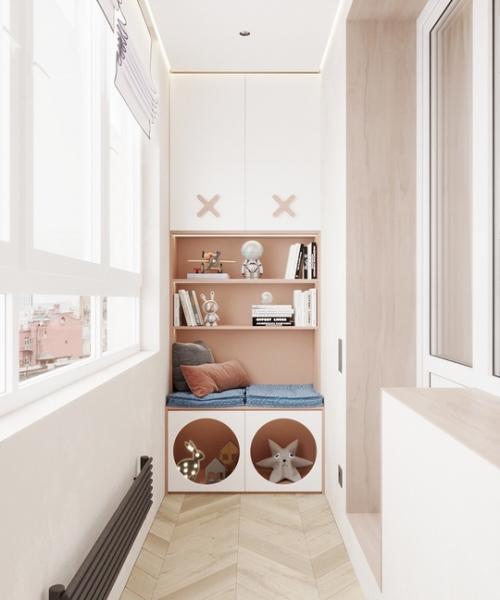 Здесь варианты балконов и лоджий из моих недавних проектов. 06