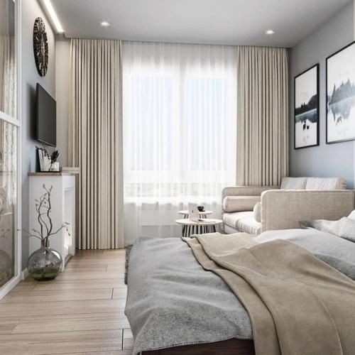 Дизайн - проект однокомнатной квартиры в питере (36, 6 кв. 01