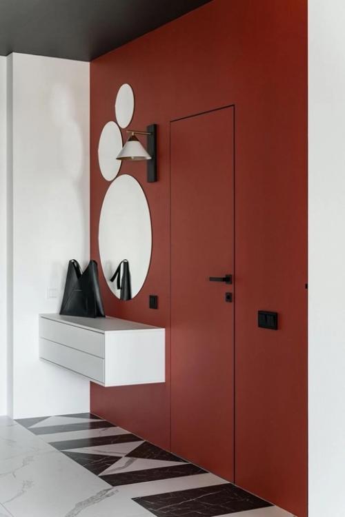 Реализованный интерьер квартиры, площадью 100 кв. 06