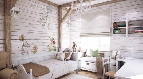 Интерьер детской комнаты - это всегда воплощение необычных и сказочных идей, а также ярких красок и веселых картинок. 05