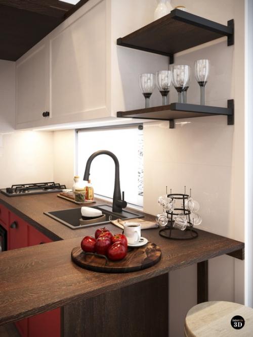 Визуализация интерьера в проекте Мобильный дом. 05