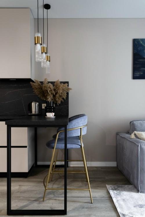 Интерьер 1-комнатной квартиры 39 м 2 в ЖК Минск мир в столице Беларуси. 06