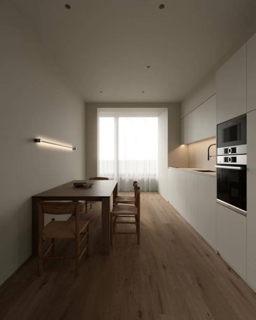 Аскетичный интерьер для заядлых минималистов. 01