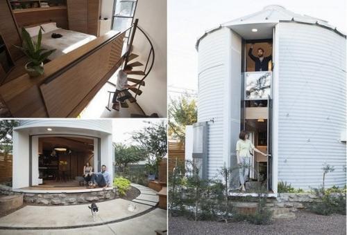 Компактный домик - цилиндр площадью всего 31 кв. 01