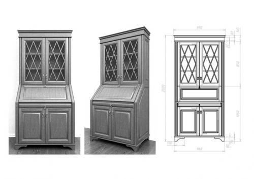 Секретеры Excelsior от ФабрикиKrasnoderevshchik 1693. 01