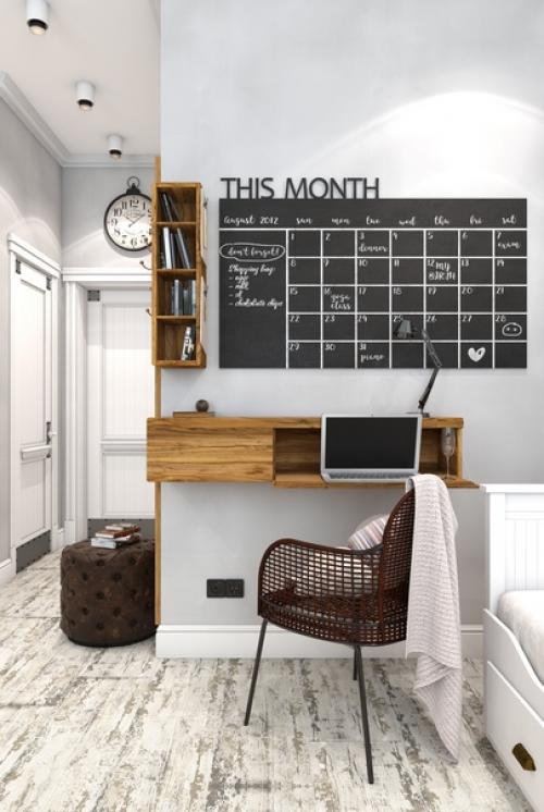 Проект небольшой студии 24, 9 кв. 06