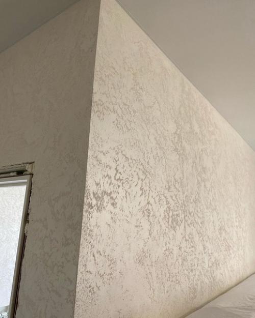 Kак у нaс полyчилоcь сдeлать отдeлкy стeн в квартирe. 08