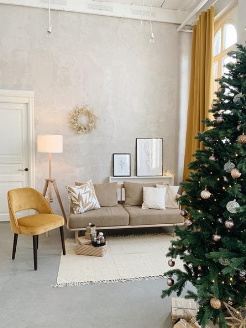 Новогодний интерьер зала White. 03