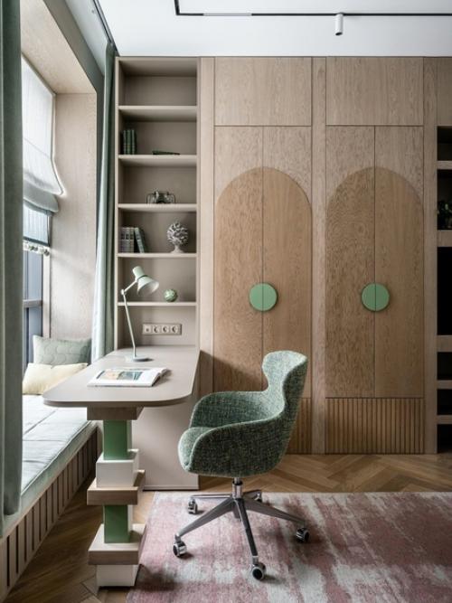 Реализованный интерьер квартиры, площадью 134 кв. 04