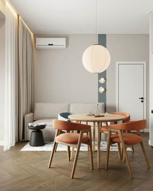 Проект 1-комнатной квартиры 46 м 2 в ЖК жасмин. 03