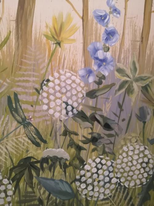 Всё в сад 140 х 150, акрил. 05