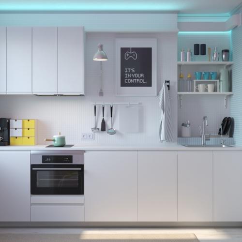 Ikea представила проект киберквартиры для геймеров и стримеров. 04