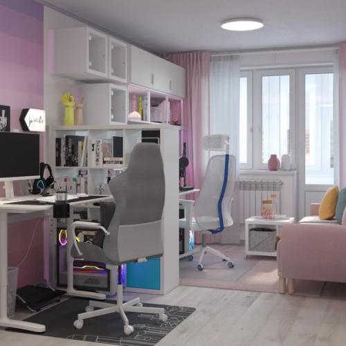 Ikea представила проект киберквартиры для геймеров и стримеров. 02