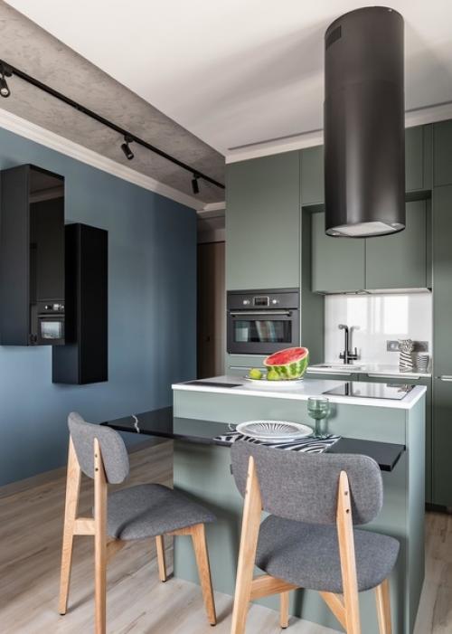 Дизайнер Анастасия Гурина создала яркий, современный интерьер маленькой квартиры в Санкт-петербурге. 04