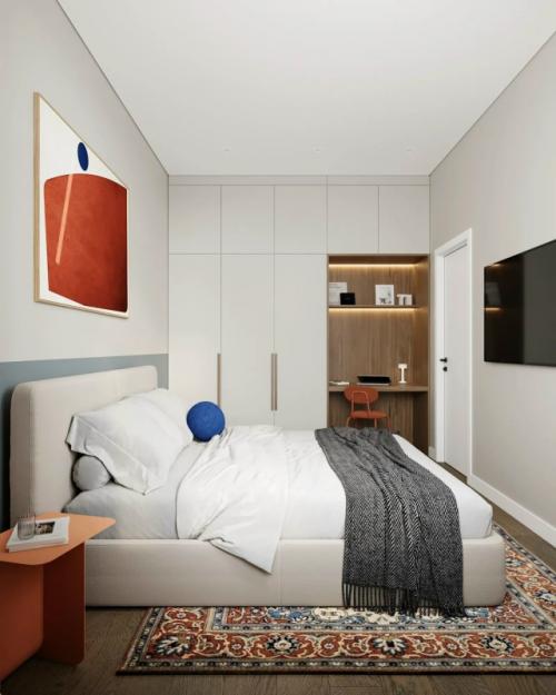 Проект 1-комнатной квартиры 46 м 2 в ЖК жасмин. 09