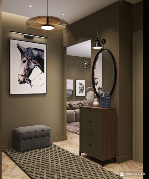 Для вашего вдохновения интерьер квартиры в современном стиле работа выполнена в программе Homestyler. 05