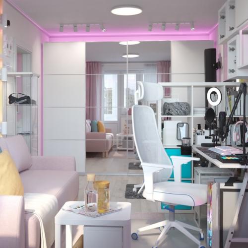 Ikea представила проект киберквартиры для геймеров и стримеров. 03