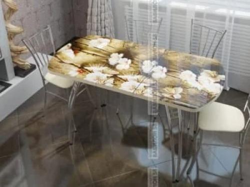 Кухонные столы с фотопечатью - современный тренд для интерьера кухни. 04