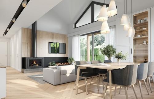 Эскизный проект одноэтажной виллы с террасой. 04