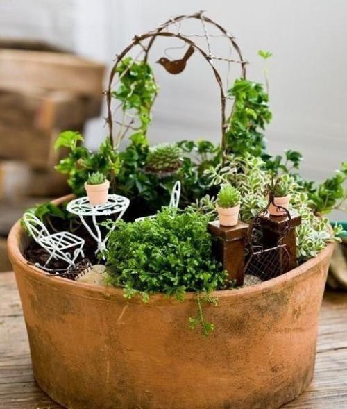 Миниатюрные садики. Пускай дома всегда будет весна! 01